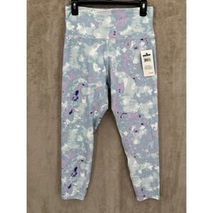Wildfox Leggings Womens XL Watercolor‎ Spill Tie Dye High Rise Cropped Workout